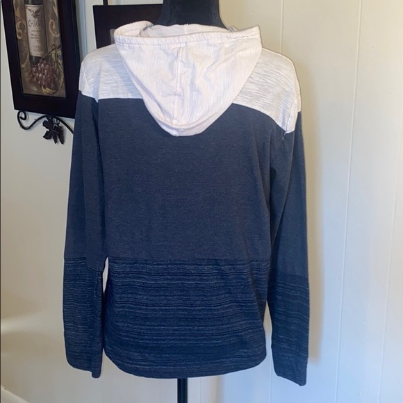 Broken Threads Hoodie blue and white size S - Picture 4 of 7